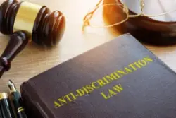 An anti-discrimination law book. If you are facing discrimination at work, you can connect with a qualified discrimination lawyer in Emeryville.