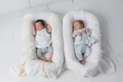 twin babies sleeping