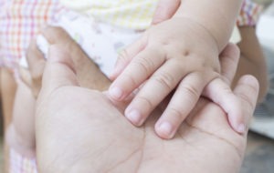 Hand Mother Holding Baby Hand