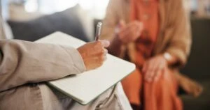 A client accuses her therapist of sexual abuse. Any sexual conduct by a therapist can be considered sexual abuse.