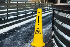 Slip fall wet yellow sign scaled