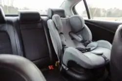 car seat in a van