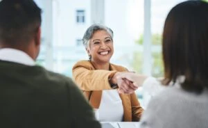 What Not to Say in a Long-Term Disability Interview handshake