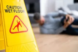 A slip and fall accident victim. A Rhode Island premises liability lawyer can help to ensure you get fair compensation.