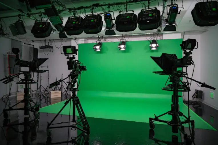 Green Screen stage at Hennessey Studios