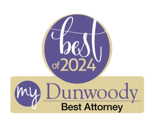 2024 Best of MY DUNWOODY Winner Ribbons - Best Attorney