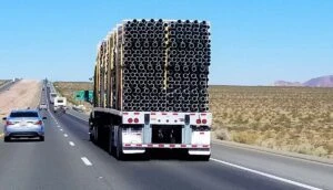 truck on the road