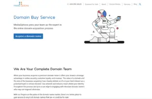 old buy a domain page
