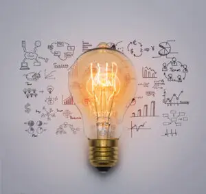light-bulb-with-drawing-graph