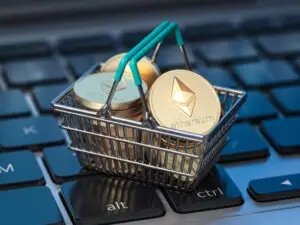 ethereum-coins-shopping-basket-laptop-keyboard-ethereum-wallet-payment