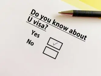 A questionnaire form about the U visa.