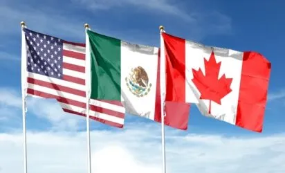 USA, Canada, and Mexico flags waving in the sky. Can you have dual citizenship in the US?