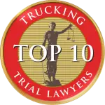 Top Trucking Lawyers Badge