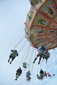 Picture of amusement park ride