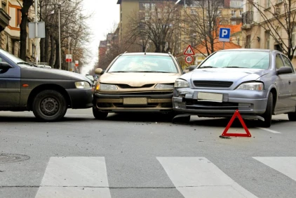 Three cars were involved in a crash, with the drivers of the vehicles unsure of whose insurance pays in a multi-car accident