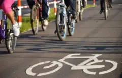 A group of bikers. A Michigan City bicycle accident lawyer can help if a ride results in a crash. 