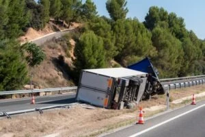 A semi truck accident. Learn when you can sue for being hit by a semi truck.