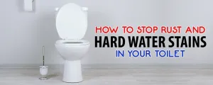 How to Stop Rust and Hard Water Stains in Your Toilet