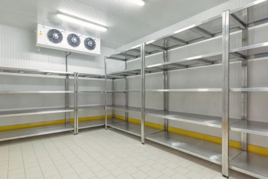warehouse freezer for food storage