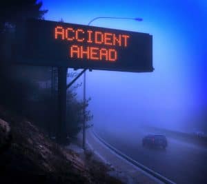 accident sign