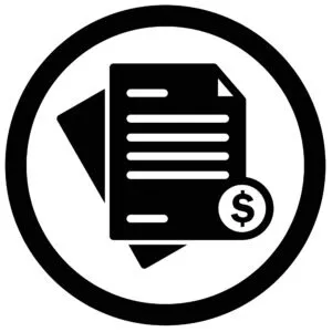 Invoice,Icon.,Bill,Of,Sale,Icon.