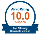 Avvo Superb Rating badge