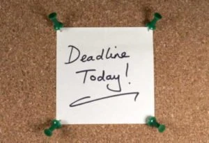 Deadline today