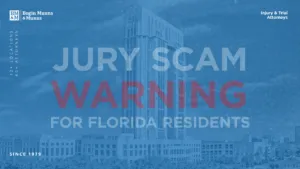 Jury Duty Scam Warning for Florida Residents