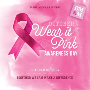 Wear it Pink 2024 at Bogin, Munns & Munns