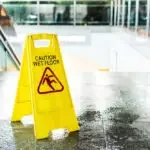 Can I Sue for a Slip and Fall if There Was a Wet Floor Sign
