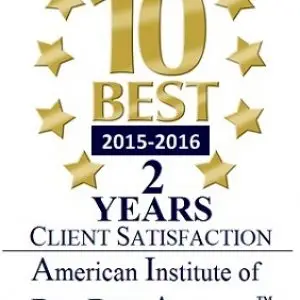 10 Best client Satisfaction Year's 2015-2016