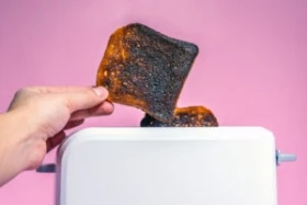 burnt toast