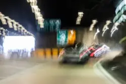 A blurry image of a road