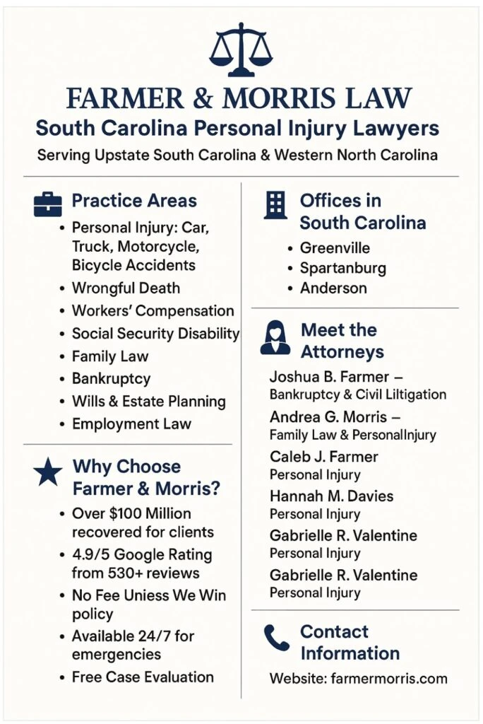 South Carolina Personal Injury Lawyers