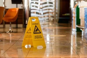 wet floor sign