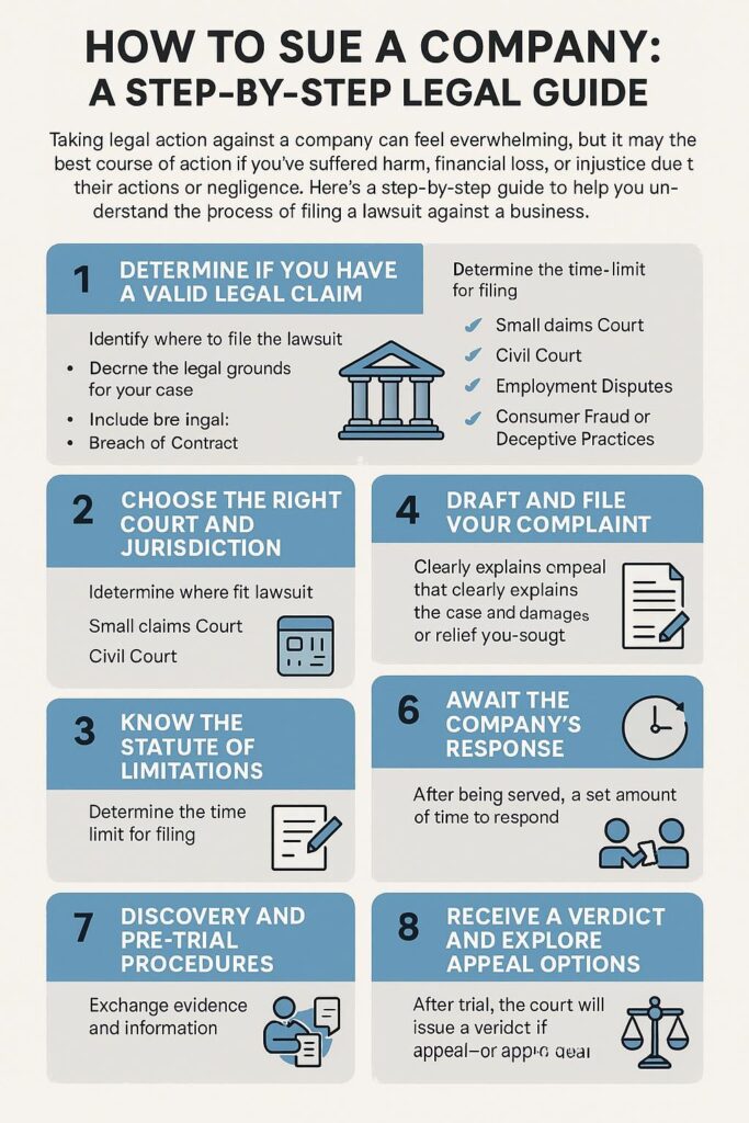 How to Sue a Company