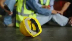 factory worker who fell at work