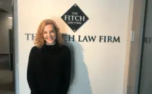Photo of the winning recipient of a scholarship from The Fitch Law Firm
