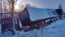 A trucking accident showing that we deal with jackknife truck accident lawsuits