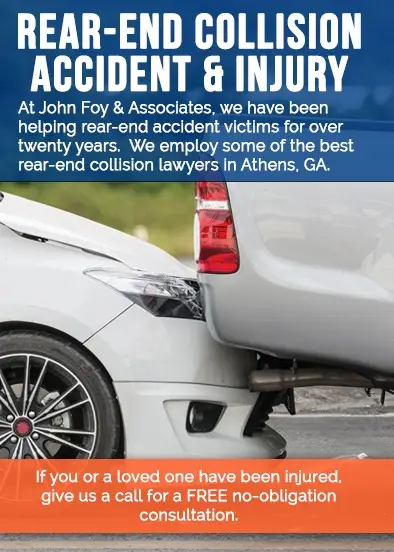 rear-end collision and accident injury graphic