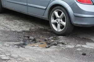 Potholes in Parking