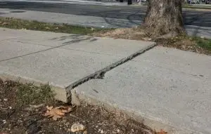 Cracked or Defective or Broken Sidewalks