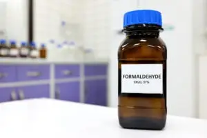 bottle of formaldehyde