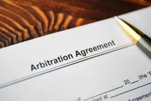 arbitration agreement with pen