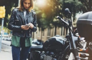 A woman calls for a tow truck after an accident in Georgia. Learn how a motorcycle is considered totaled.