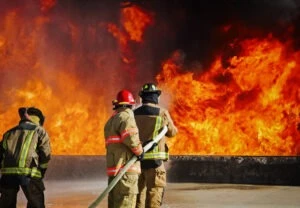 Firefighters battle a massive blaze while wondering: What is BioLab’s history with safety violations?