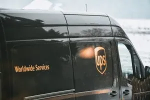 UPS delivery truck in South Carolina