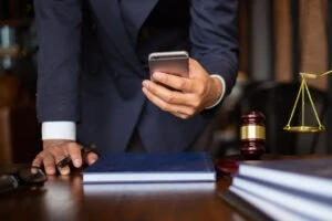 A lawyer researches the ultimate guide to text messaging for law firms.