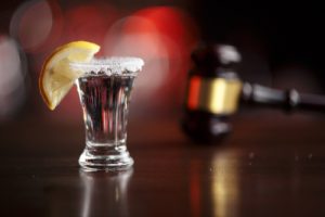 Misdemeanor DUI - a glass of alcohol