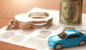 toy car with handcuffs